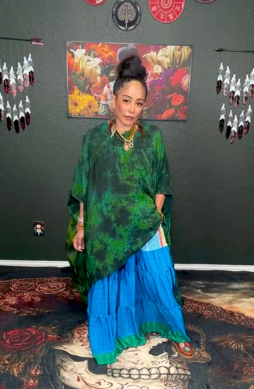 Kantha Silk Sundancer Palazzo Pants 1000-07