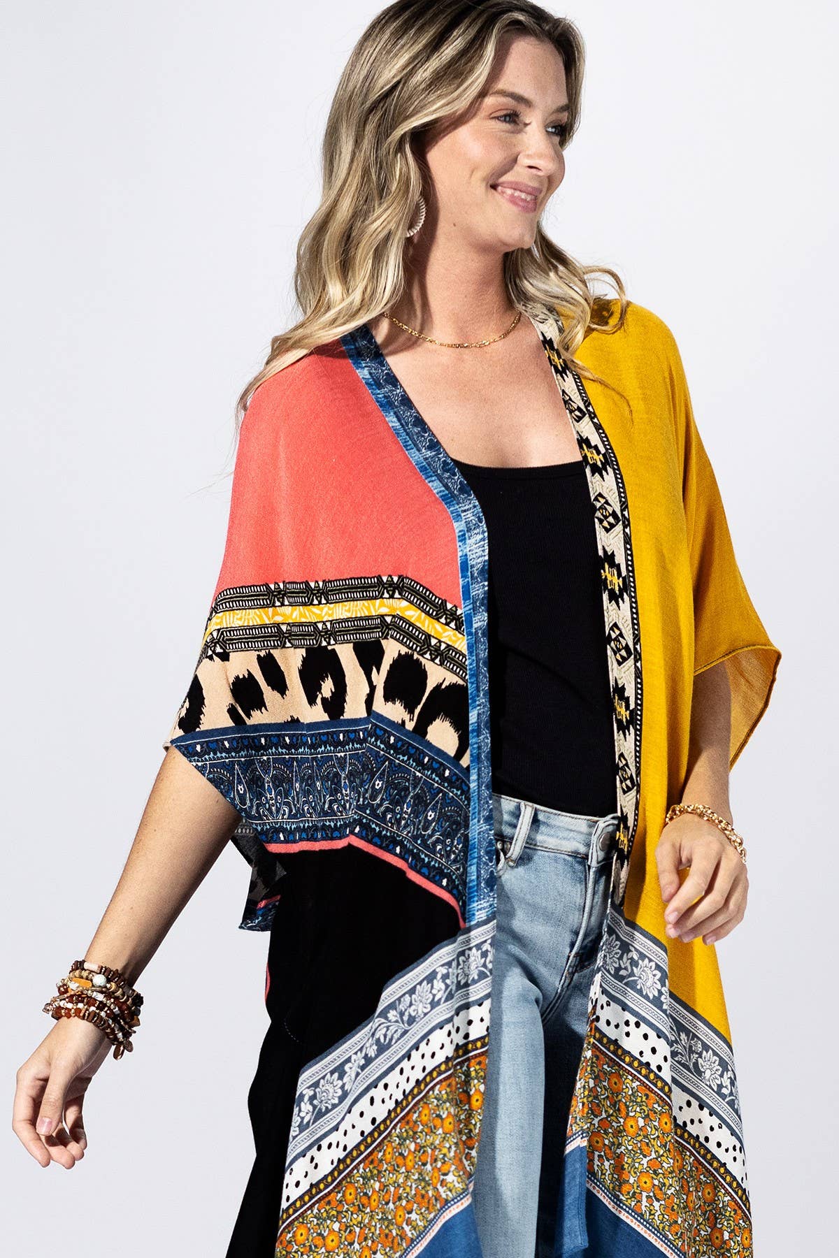 Sienna Patchwork Kimono