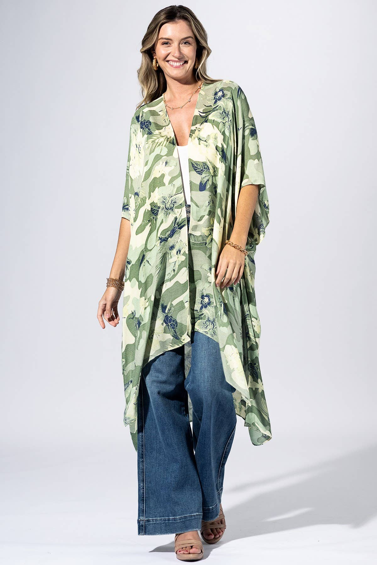 Camouflage Kimono