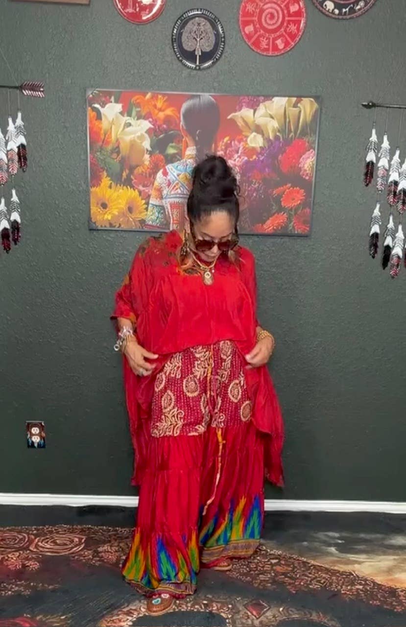 Kantha Silk Sundancer Palazzo Pants 1000-07