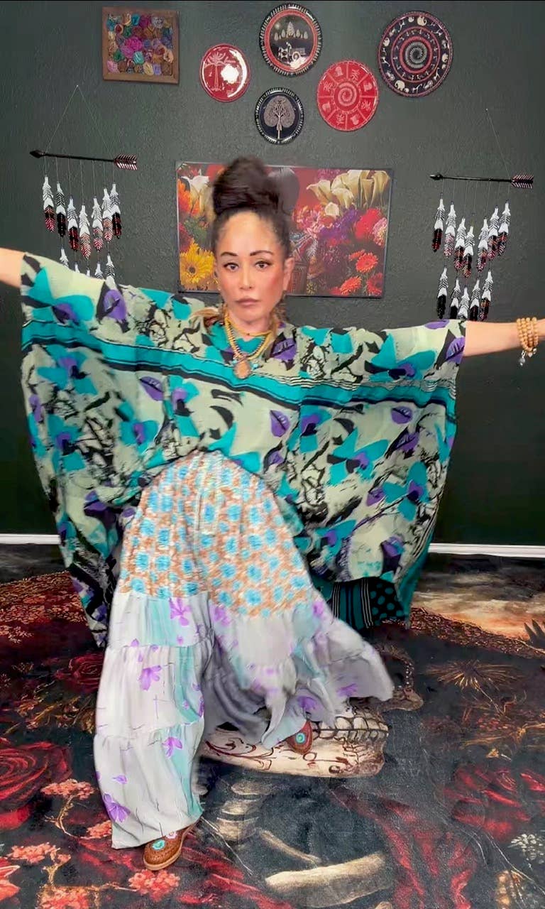 Kantha Silk Sundancer Palazzo Pants 1000-07