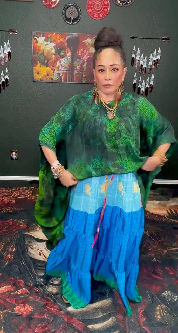 Kantha Silk Sundancer Palazzo Pants 1000-06