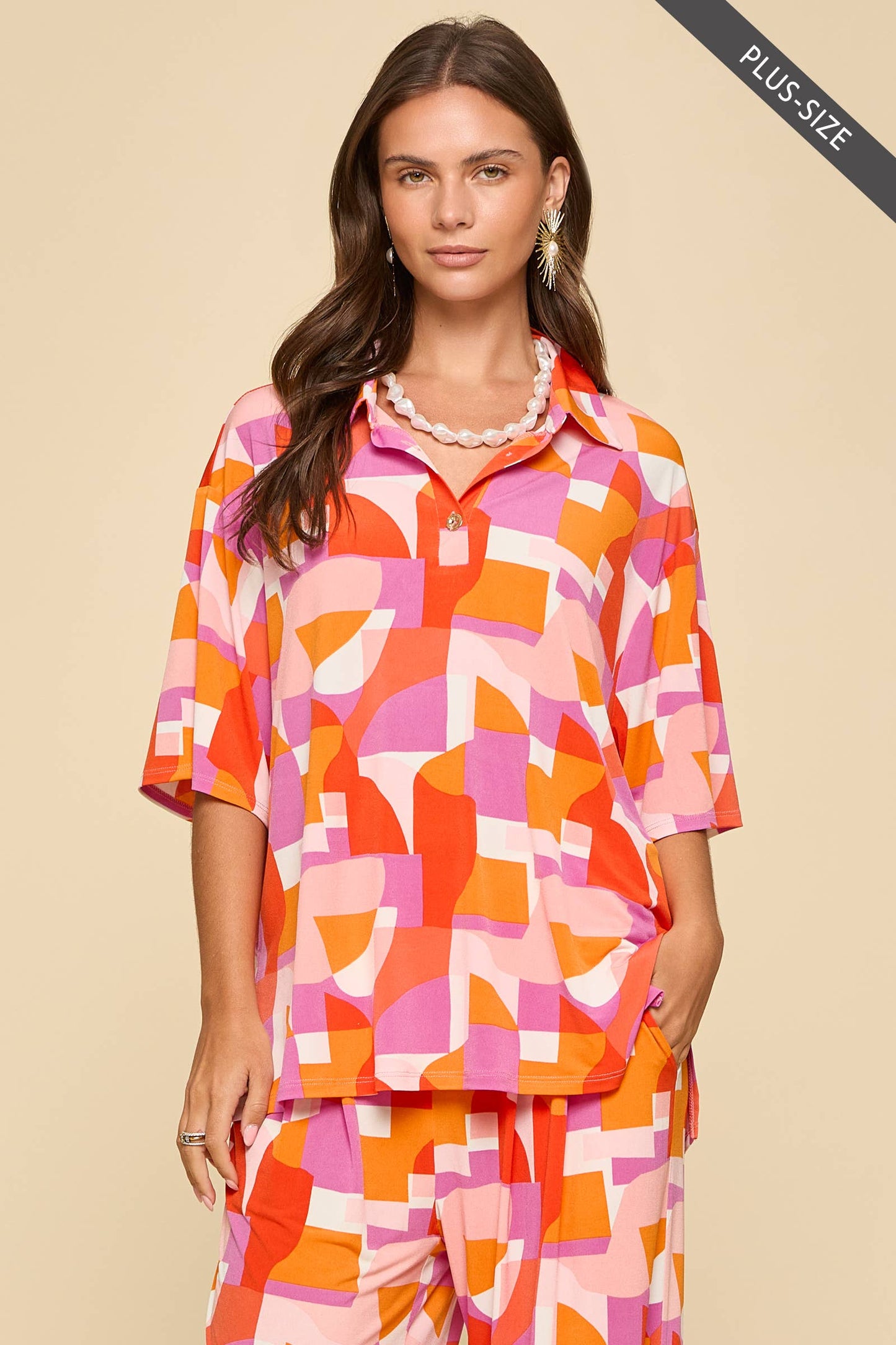 2-Piece Relaxed Resort Wear Matching Set