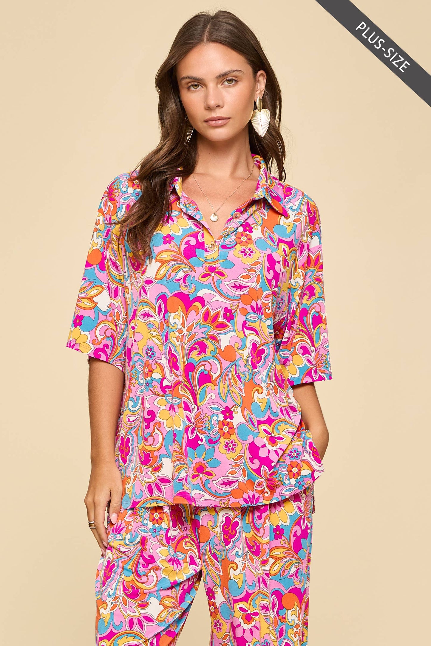 2-Piece Relaxed  Resort Wear  Matching Set