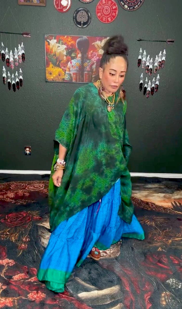 Kantha Silk Sundancer Palazzo Pants 1000-07